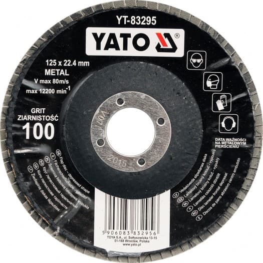 ? KONVEX BLADTORN 125mm P40