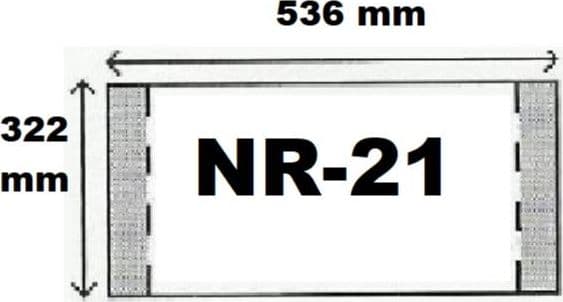 Justerbart atlasomslag nr 21 (25 st) NARNIA