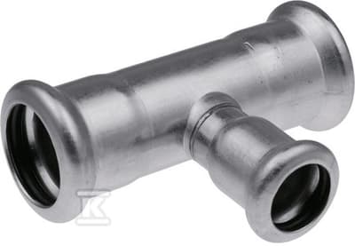 T-STYKKE REDUKTION.22X15X22MM INOX PRESS