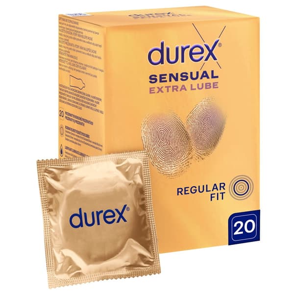 Durex_Sensual Extra Lubricated kondomer 20 st