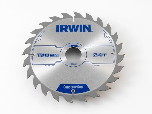 PYÖRÖSAHA 190x30x2,5mm 24z ATB RAKENNUS IRWIN