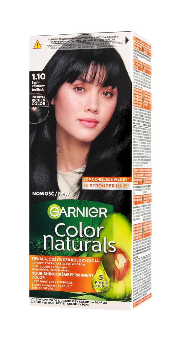 Garnier Hårfarve Color Naturals 1.10 Marineblå Sort