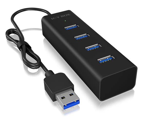 ICY BOX USB-Hub IB-HUB1409-U3 - 4 portar - USB 3.0