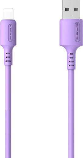 Somostel SMS-BP06 USB-kabel iPhone 3.1A hurtigoplader 1.2m Powerline Macaron lilla