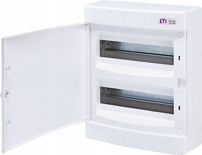 2x12 utanpåliggande modulär kopplingsutrustning /vit/ IP40 ECT24PO-S DIDO 001101072