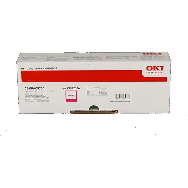 OKI Tonerpatron 43872306 - Magenta
