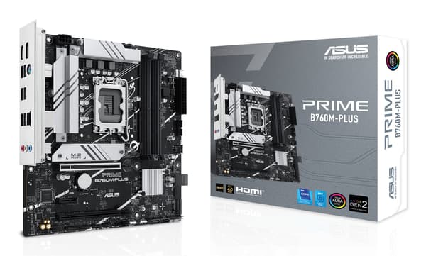 ASUS Bundkort PRIME B760M-PLUS - micro ATX - Socket LGA1700 - Intel B760
