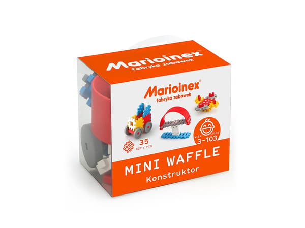 Mini Våffla 35 Delar Konstruktör Pojke