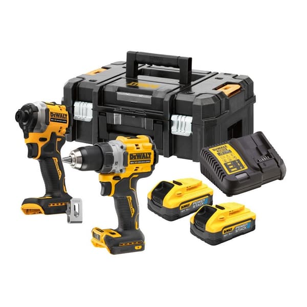 DEWALT KOMBI SÆT 18V DCK2051H2T (DCD800+DCF850) 2x1,7AH POWERSTACK TSTAK