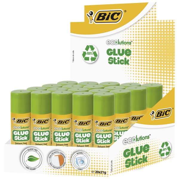 EcoLutions Limstift 21g (20 stk) BIC
