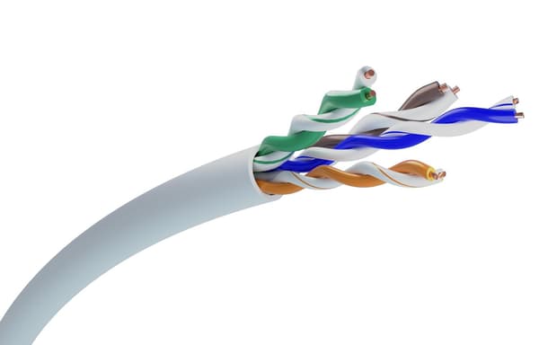 EXTRALINK CAT5E UTP (U/UTP) V2 INDENDØRS TWISTED PAIR 100M