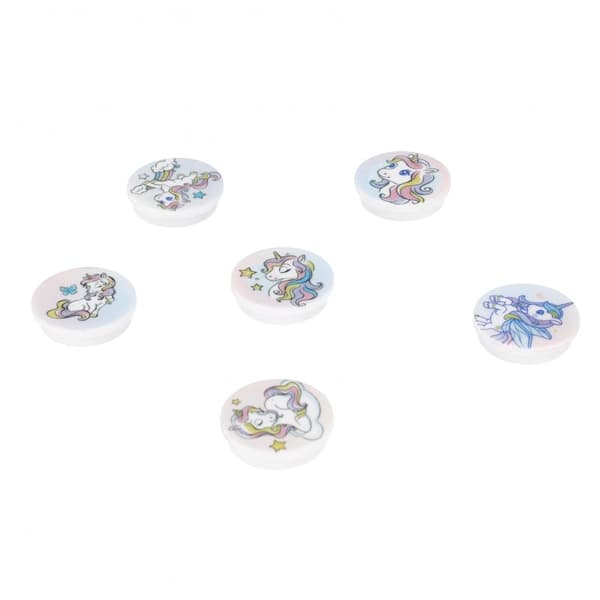 MAGNET COL UNICORN 30MM OP6PCS STK B/C24/144