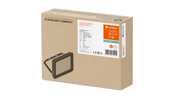 Ledvance LED-strålkastare FLOOD COMPACT V 50W 840 SYM 100 WT 4058075574915
