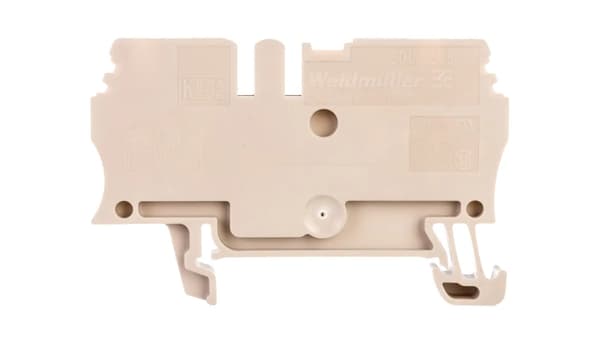Forbinder ZDU 2.5 24A 2,5mm2 mørk beige 1608510000