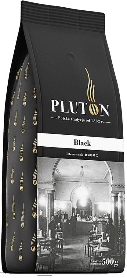 Pluton Kokonaiset Kahvipavut Musta 500g