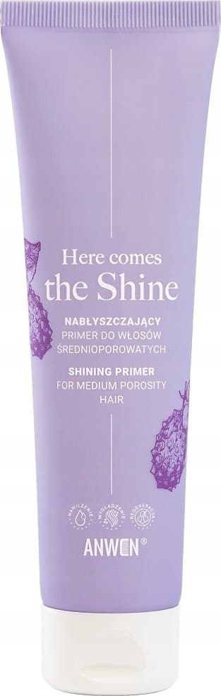 Anwen_here Comes The Shine glansfuld primer til mellemlangt hår 100ml