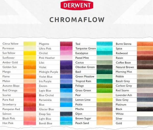 Derwent Crayon Derwent Chromaflow sand