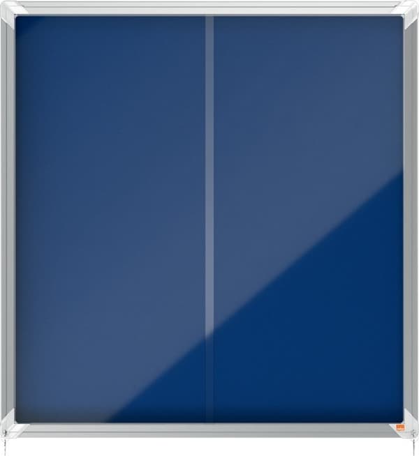 Nobo Glass Display Case Inner Felt Nobo 12xA4 Sky