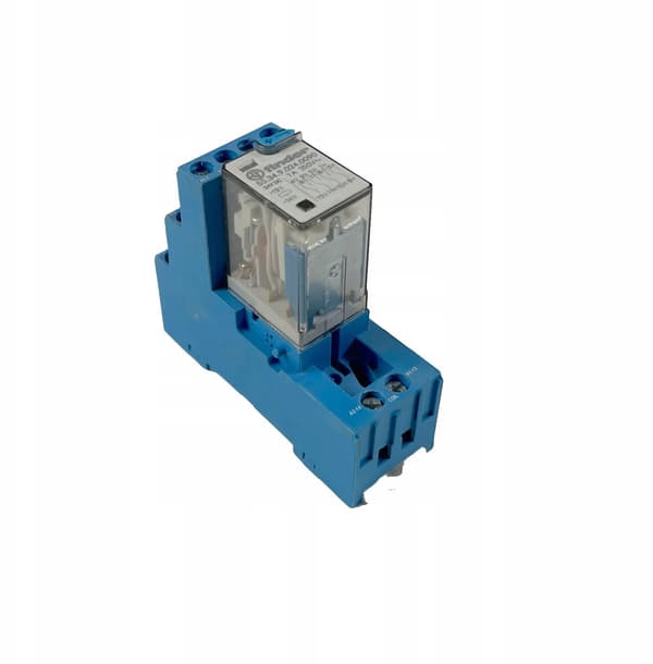 Miniature sender 4P 7A 24V DC, testknap, LED + diode 55.34.9.024.0090