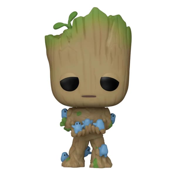 POP figur Marvel I am Groot - Groot med Grunds