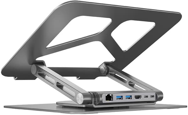 Unitek Laptopstativ USB-C HDMI 4K PD 100W