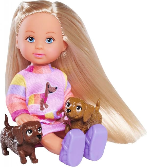 NUKKE 12CM EVI AKC KÄVELYLLÄ SIMBA-KOIRIEN KANSSA