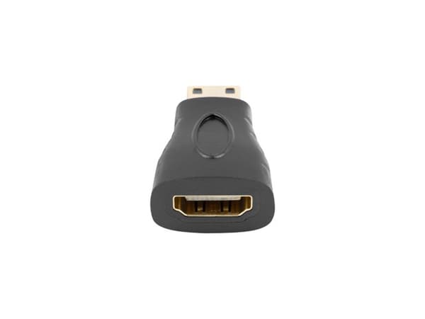 Mini HDMI till HDMI-adapter Lanberg AD-0037-BK Svart