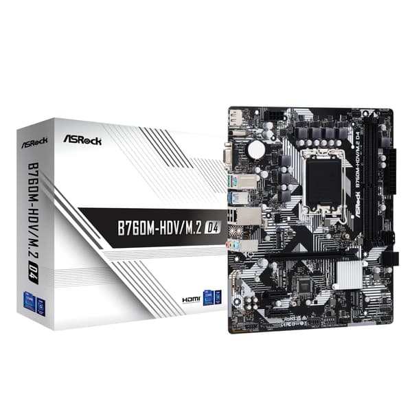 N--ASROCK B760M-HDV/M.2 D4 Socket 1700