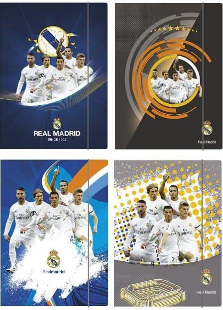 Kansio kuminauhalla A4 Real Madrid 3 ASTRA