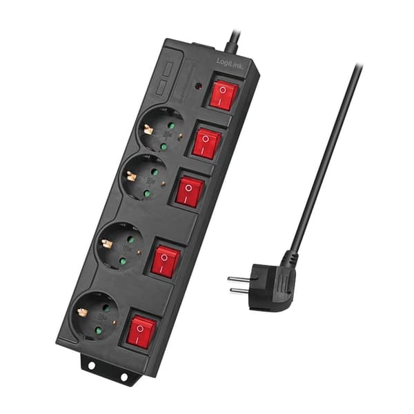 LogiLink - strømskinne - 3680 Watt