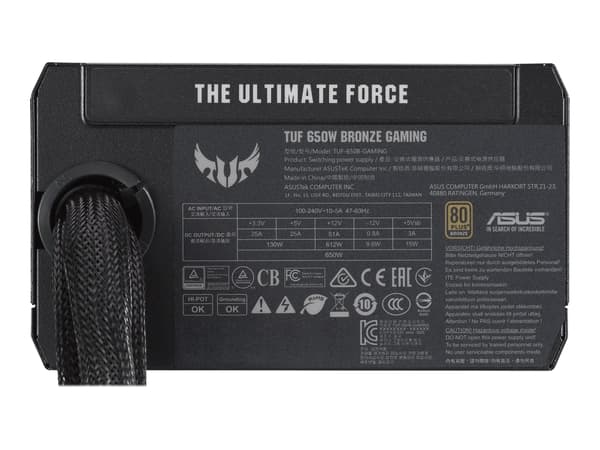 ASUS TUF-GAMING-650B - strømforsyning