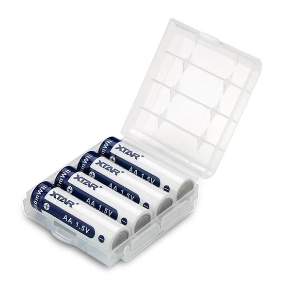 4x XTAR R6/AA 1.5V Li-ion 3300MWh 2000mAh ÆSKE