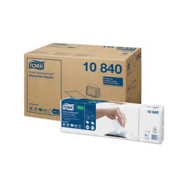Tork Tork Xpressnap - Dispenser Servietter, 1 Lag, Universal - Hvid