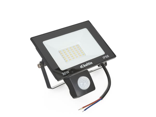 30W LED-projektør med bevægelsessensor - Varm hvid 2700K (40)