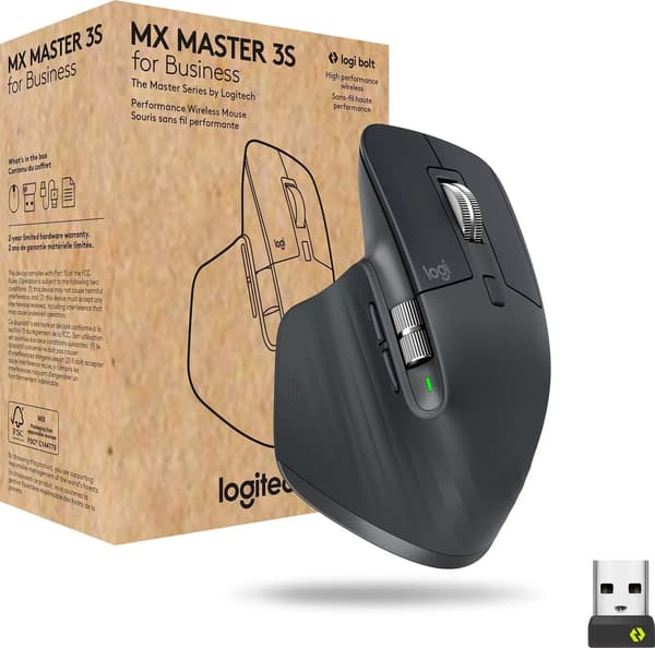 Optinen langaton hiiri Logitech MX Master 3S Harmaa
