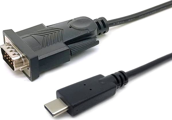 MANHATTAN USB-C til DB9/RS232 seriel adapter PL2303GT 1m
