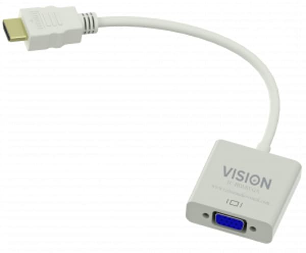 Vision Video Kabeladapter VGA (D-Sub) HDMI Typ A (Standard) Vit