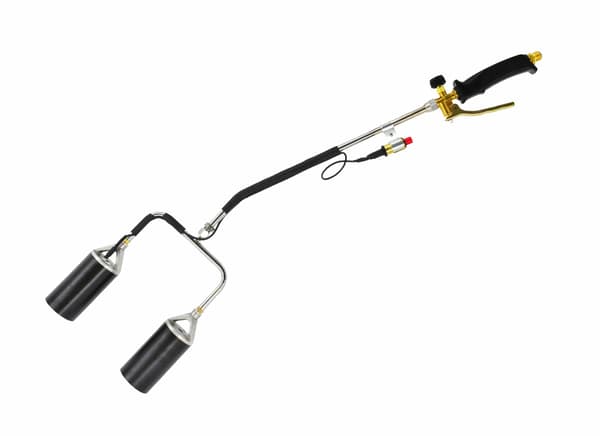 AWTOOLS TAKTÄCKARBRÄNNARE LÅNG MED TVÅ MUNSTYCKEN - PIEZO