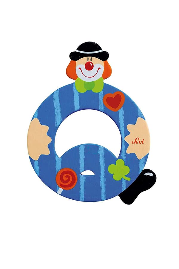 Sevi Träbokstav Q, Clown (81753)