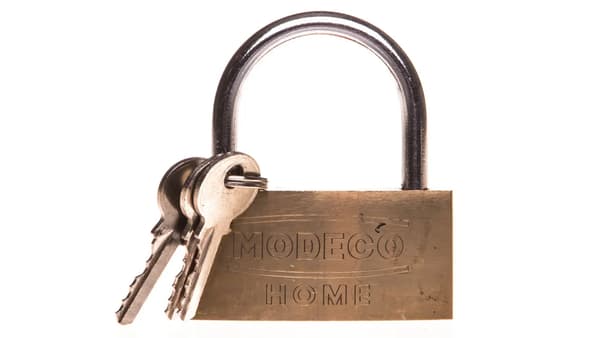 Modeco Hänglås palak mässing 60mm 6st MN-02-160