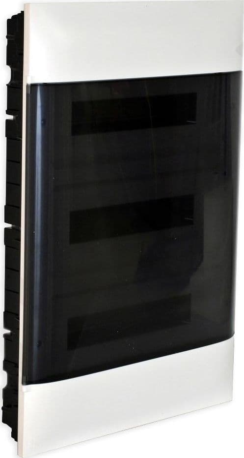 Forsænket tavle 3x18 IP40 røgfarvet Practibox S 137378