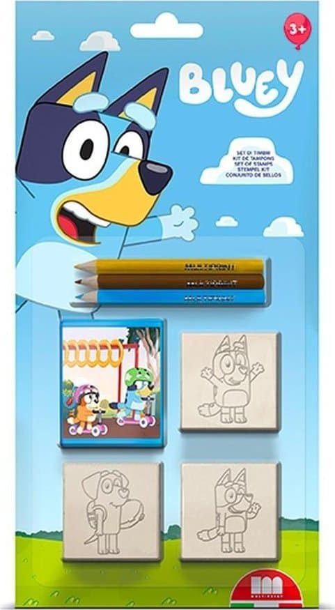 Hängslen Bluey blister 3st 3120 Multiprint