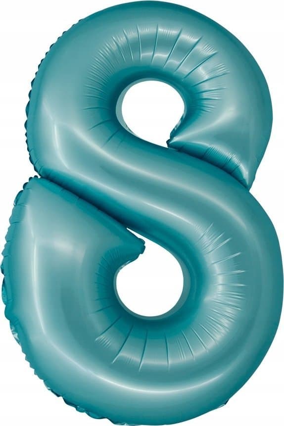 Folieballon Smart, Tal 8, matblå, 76 cm GoDan