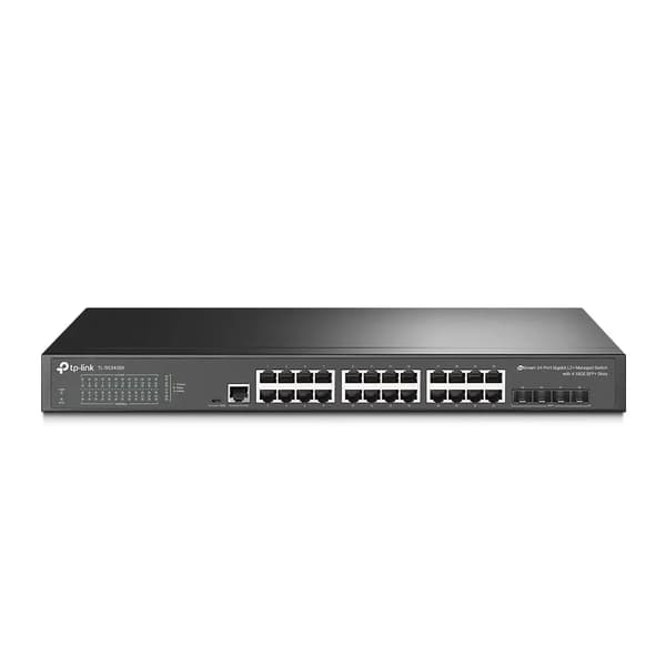 TP-Link JetStream TL-SG3428X V1.6 - switch - 28 portar - hanterad - rackmonterbar