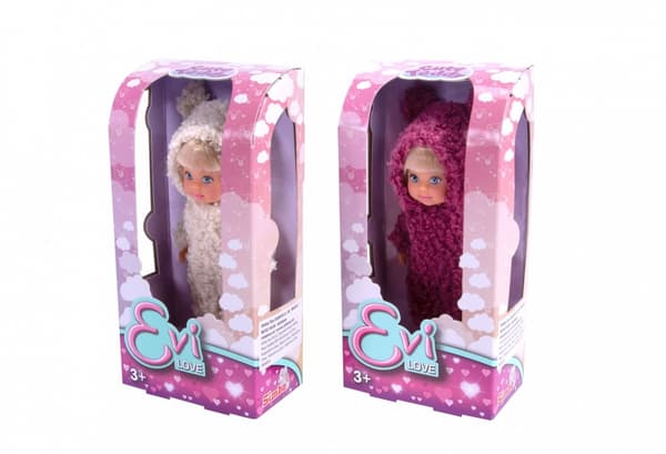 NUKKE 12CM EVI SÖPÖ NALLEKARHUT SIMBA WB