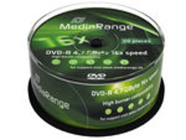 MediaRange - DVD-R x 50 - 4.7 GB - lag