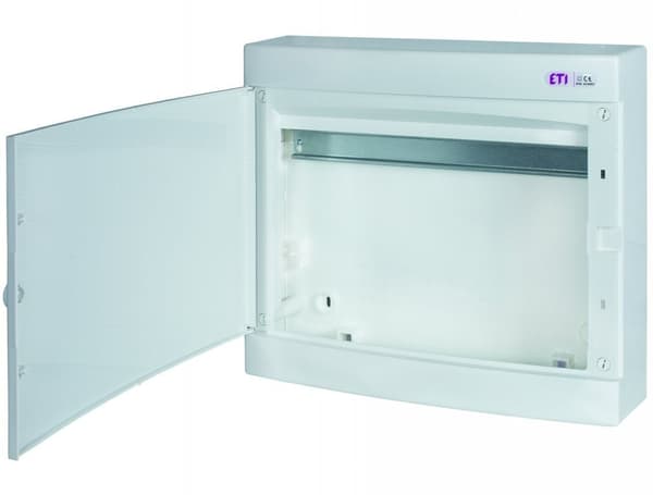 Udvendig multimediekabinet hul med TH-skinne ECT 2X18PO MEDIA/TOM