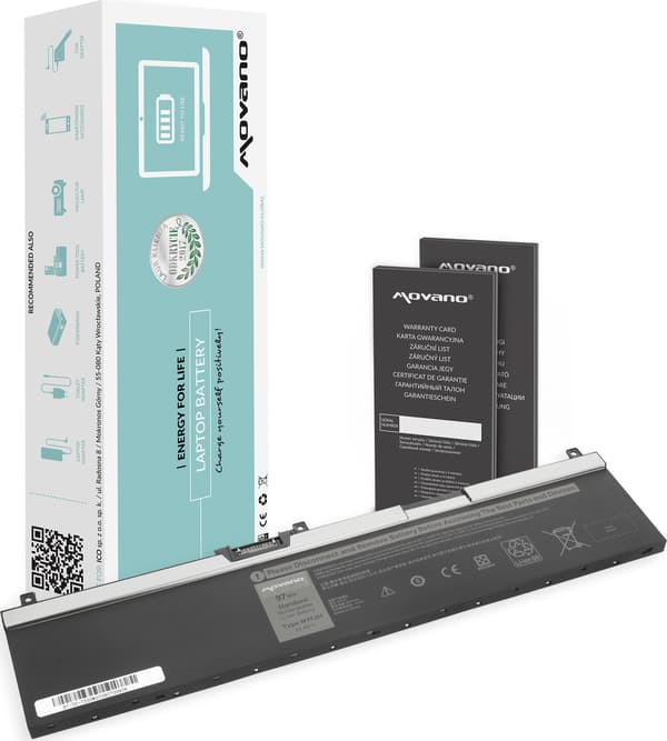 Movano-batteri til Dell Precision 7530, 7540, 7730