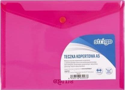 Kuvertmapp A5 rosa STRIGO