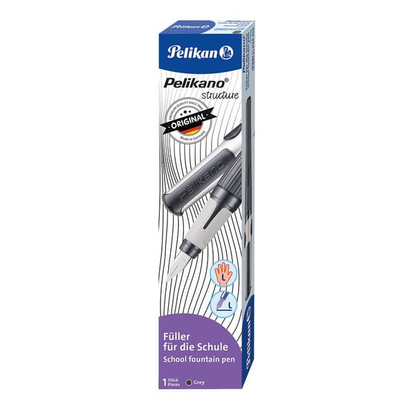 Fyldepen Pelikano Structure P481 L grå